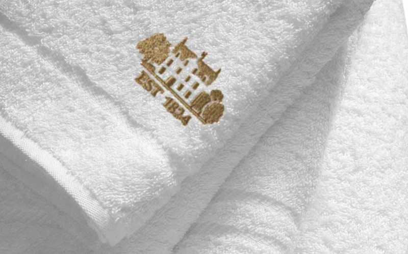 заказать полотенца с логотипом для бизнеса