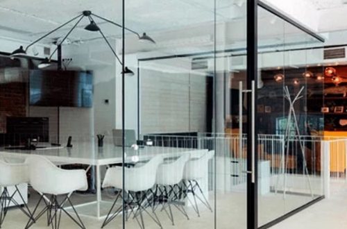 стеклянные раздвижные перегородки на заказ