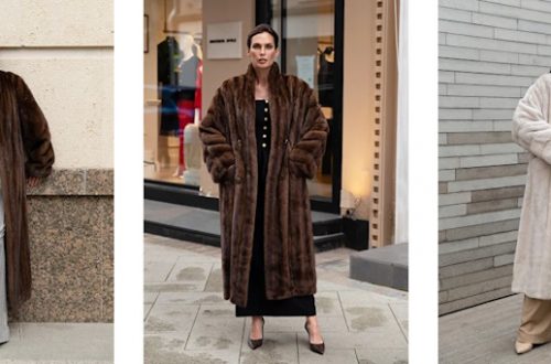 длинные норковые шубы