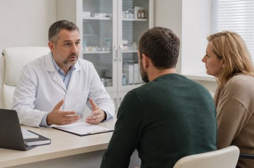 Врач консультирует пациентов